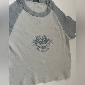 Brandy Melville Heaven Sent Baby Tee